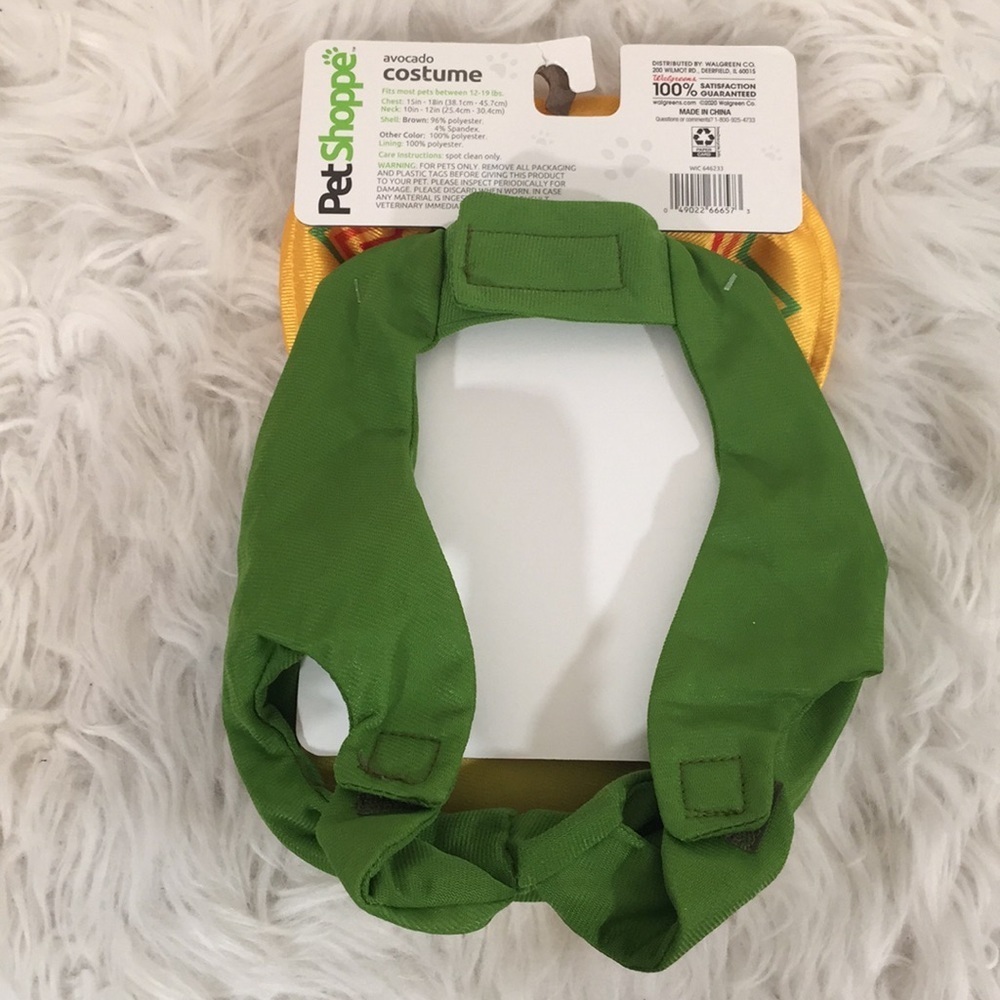 Avocado Pet Dog Costumes XSmall New - Picture 2 of 5